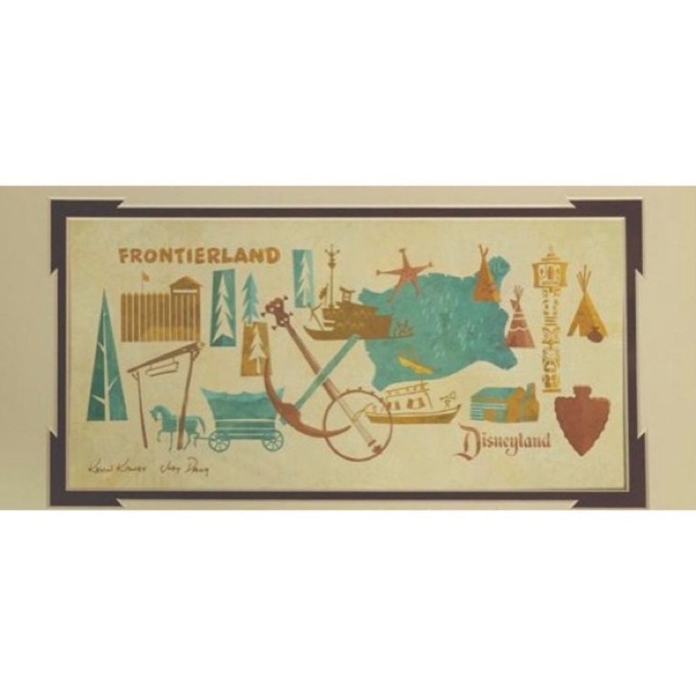 Disneyland 55th Anniversary Frontierland Print
